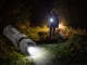 Įkraunamas taktinis LED žibintuvėlis su priartinimu XPE LED, juodas