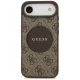 Guess 4G Circle Classic Logo MagSafe dėklas, skirtas iPhone Air, rudas