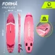 4Fizjo TSUNAMI PRO 350 cm Inflatable SUP Board, Pink