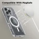 Tech-Protect FlexAir Hybrid MagSafe dėklas iPhone 16 Pro Max, skaidrus