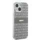 DKNY IML Mono & Stripe MagSafe dėklas iPhone 15 / 14 / 13, smėlio spalvos