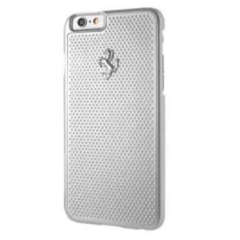 Ferrari Perforated Aluminum Case for iPhone 6 / 6s, Silver