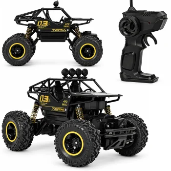 Nuotoliniu būdu valdomas visureigis bagis 1:16 su 4x4 pavara ir akumuliatoriumi