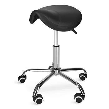Ergonominė balno formos masažo kėdė 4Fizjo ERGO, juoda