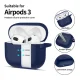 Tech-Protect dėklas Apple AirPods 3 su karabinu, mėlynas