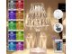 LED RGB Crystal Effect Table Night Lamp with Remote, USB