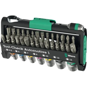Įrankių rinkinys Wera Tool-Check Automotive 1, 38 dalių