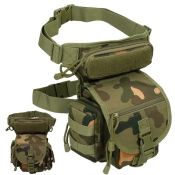 Tactical Drop Leg Bag / Waist Pack, Military, Waterproof