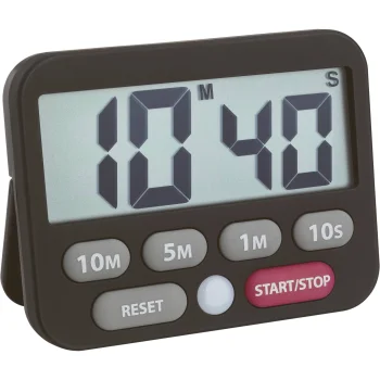 Skaitmeninis virtuvinis laikmatis ir chronometras TFA 38.2038.01, juodas
