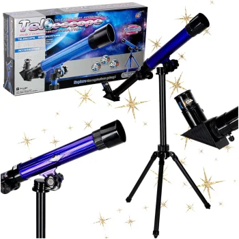 Vaikiškas astronominis teleskopas su stovu (20x, 30x, 40x)