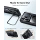 ESR Classic Hybrid Kickstand MagSafe dėklas iPhone 18 Pro Max / 17 Pro Max, Clear Black