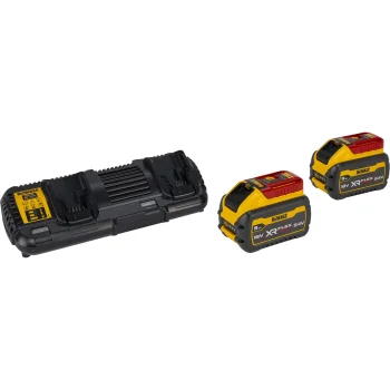 Akumuliatorių pradinis rinkinys DeWalt DCB132X2 2x 54V 162Wh ir dvigubas kroviklis
