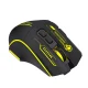 Belaidė optinė žaidimų pelė Wozinsky WMGB-1181 3200 DPI, juoda / geltona