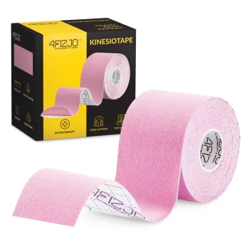 Kineziologinis teipas 4Fizjo 1092, 5 cm x 5 m, šviesiai rožinis