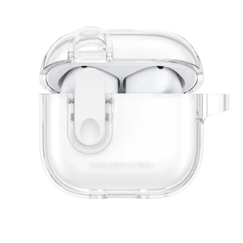 AmazingThing Minimal dėklas Apple AirPods 4 ausinėms, skaidrus