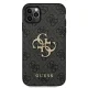 Guess 4G Big Metal Logo dėklas iPhone 13 Pro Max, pilkas