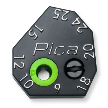 Lygiagretaus žymėjimo kaladėlė Pica Scriber Block, Pica Dry ir Fine Dry