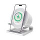 Devia I-M3 Bluetooth Speaker with 15W Wireless Charger & Lamp, White
