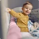 Ricokids pinta lovelės apsauga, 3 m, rožinė