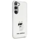 Karl Lagerfeld permatomas dėklas Samsung Galaxy S23+ telefonui