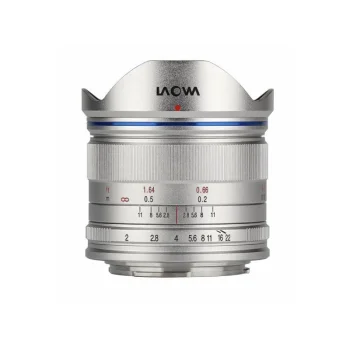 Objektyvas Laowa C-Dreamer Standard 7.5 mm f/2.0 sistemai Micro 4/3, sidabrinis