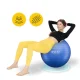 4FIZJO Reh Ball gimnastikos ir reabilitacijos kamuolys 75 cm su pompa, mėlynas