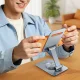 Sulankstomas telefono stovas Orico PS2 su 360° pasukimu, sidabrinis