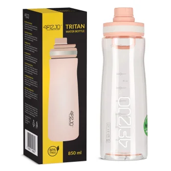 4Fizjo Tritan Sports Water Bottle 850 ml, Pink