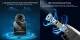 Belaidis dvigubas prisegamas mikrofonas iPhone ir iPad su Lightning imtuvu, juodas