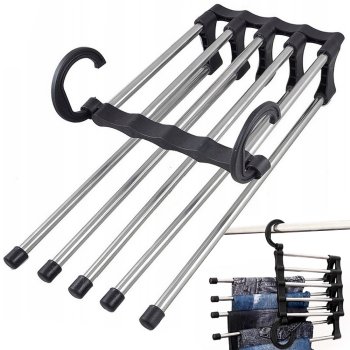 Pull-out Trouser Hanger for 5 Pairs