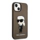 Karl Lagerfeld Ikonik Karl dėklas iPhone 14 Plus / 15 Plus, juodas