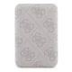 Išorinė baterija Guess 5000mAh 4G Leather Metal Logo MagSafe, rožinė