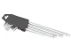 Šešiakampių ir Torx raktų komplektas 1.5-10 mm, T10-T50, 9 vnt.