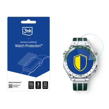 Hibridinis apsauginis stiklas 3mk Watch Protection FlexibleGlass, skirtas Huawei Watch Ultimate 2