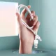 Joyroom USB-A į Lightning silikoninis laidas 2.4A 1.2m, baltas