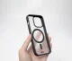 LAUT Huex Protect dėklas su MagSafe skirtas iPhone 15 Pro Max, juodas