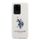 US Polo Silicone Collection Phone Case Cover Samsung Galaxy S20 Ultra - White
