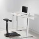 Ergonominė biuro kėdė Maclean MC-872 su nuovargį mažinančiu kilimėliu, juoda