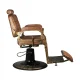 Gabbiano Boss \"Old Leather\" barber kėdė, šviesiai ruda