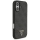 Guess 4G Strap Triangle Logo MagSafe dėklas iPhone 17 telefonui, juodas