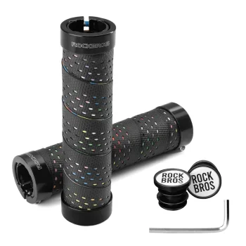 Rockbros GR0112 Bike Handlebar Grips - Black