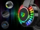 Laidinės žaidimų ausinės su 7.1 garsu, RGB LED apšvietimu ir mikrofonu