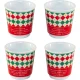 Bialetti Biccherini Tricolore espreso puodelių rinkinys, 4 vnt.