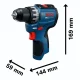 Akumuliatorinis gręžtuvas-suktuvas Bosch GSR12V-31 (be akumuliatoriaus ir kroviklio)
