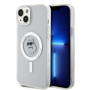 Karl Lagerfeld iPhone 15 Plus Case IML Choupette MagSafe, Transparent