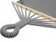 Garden and Camping Hammock Boho with Fringes, 200x100 cm, Grey