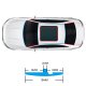 Rubber Seal for Car Windows, 2m, Black