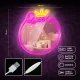 Forever Light LED neoninis veidrodis QUEEN, šilta balta/rožinė