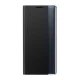 Knygutės tipo atverčiamasis dėklas iPhone 13 mini Sleep Case su langeliu, juodas