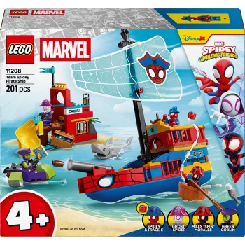 LEGO Marvel 11208 Žmogaus-voro komandos piratų laivas